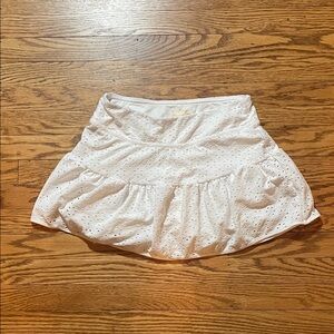 Lilly Pulitzer White Eyelet Mini Skirt
